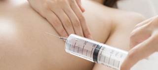 When treating patients who have received silicone injections, the material injected may migrate during revision surgery When treating patients who have received silicone injections, the material injected may migrate during revision surgery