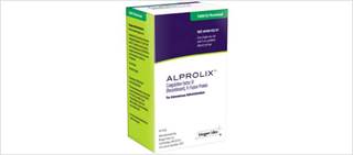 Alprolix is a recombinant clotting factor therapy developed using Fc fusion technology to prolong circulation in the body Alprolix is a recombinant clotting factor therapy developed using Fc fusion technology to prolong circulation in the body