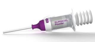 Surgicel Powder Absorbable Hemostat is a powdered adjunctive hemostat used to control disruptive bleeding Surgicel Powder Absorbable Hemostat is a powdered adjunctive hemostat used to control disruptive bleeding