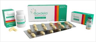 Baxdela is available in IV and tablet formulations Baxdela is available in IV and tablet formulations
