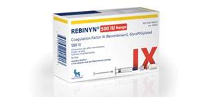 Rebinyn is a recombinant DNA-derived coagulation Factor IX concentrate Rebinyn is a recombinant DNA-derived coagulation Factor IX concentrate