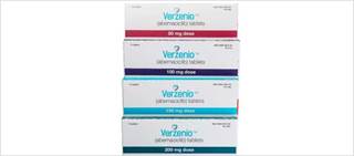 Verzenio is a cyclin-dependent kinase (CDK) 4 & 6 inhibitor Verzenio is a cyclin-dependent kinase (CDK) 4 & 6 inhibitor