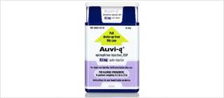 The new 0.1mg strength auto-injector has a shorter needle length The new 0.1mg strength auto-injector has a shorter needle length