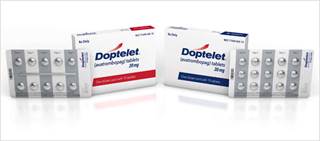 Doptelet is an orally bioavailable, small molecule thrombopoietin receptor agonist. Doptelet is an orally bioavailable, small molecule thrombopoietin receptor agonist.