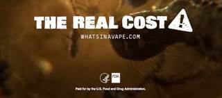 'The Real Cost' Youth E-Cigarette Prevention Campaign to target at-risk youth. 'The Real Cost' Youth E-Cigarette Prevention Campaign to target at-risk youth.