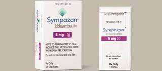 Sympazan is an oral film formulation of the benzodiazepine clobazam Sympazan is an oral film formulation of the benzodiazepine clobazam
