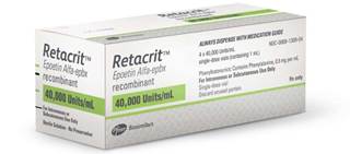 Retacrit initially received approval from the Food and Drug Administration in May 2018 Retacrit initially received approval from the Food and Drug Administration in May 2018