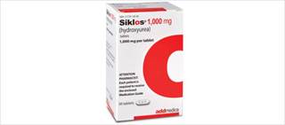 Siklos is now available in 1000mg triple-scored tablets Siklos is now available in 1000mg triple-scored tablets
