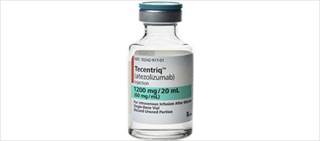 Tecentriq is a programmed death-ligand 1 (PD-L1) blocking antibody Tecentriq is a programmed death-ligand 1 (PD-L1) blocking antibody